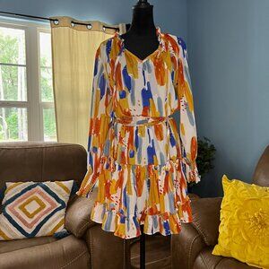 Dokotoo Multicolored Mini Dress